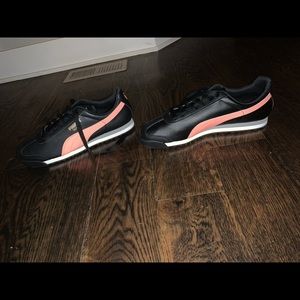 Puma Roma Basic Plus ‘Black Fusion Coral’